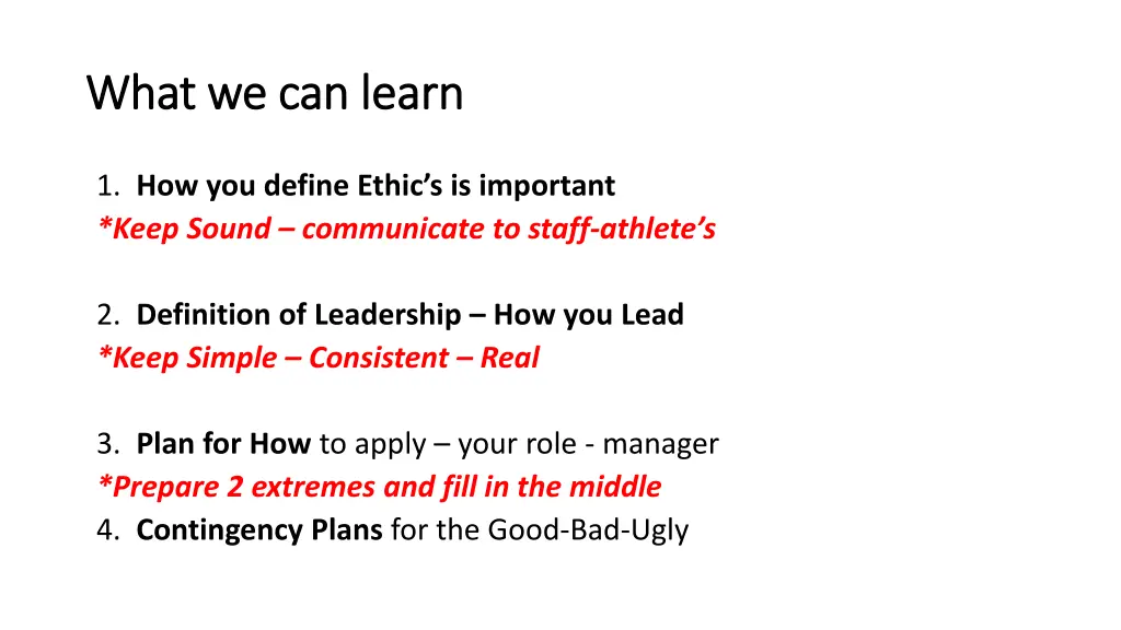 what we can learn what we can learn