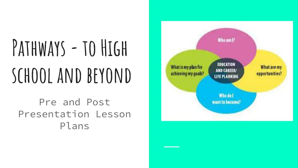 pathways to high school and beyond
