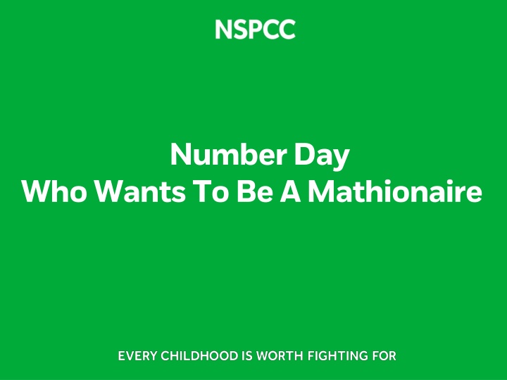number day