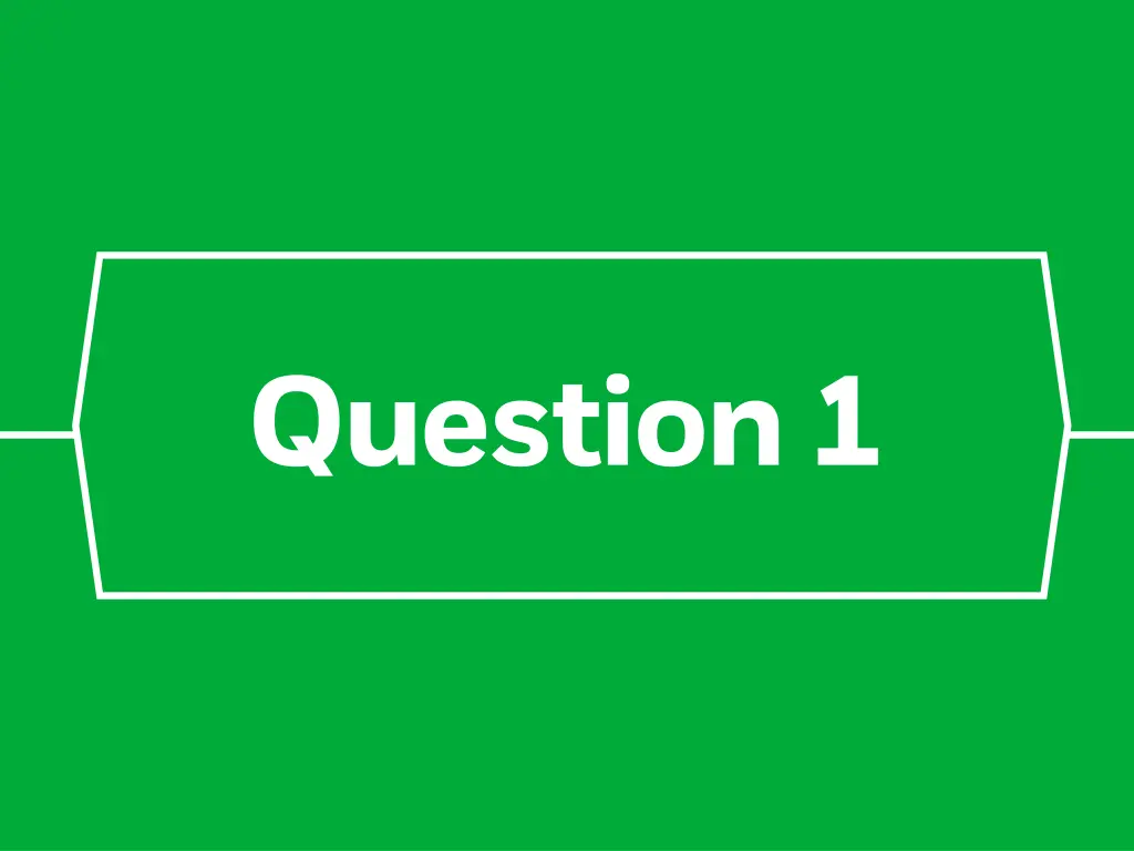 question 1
