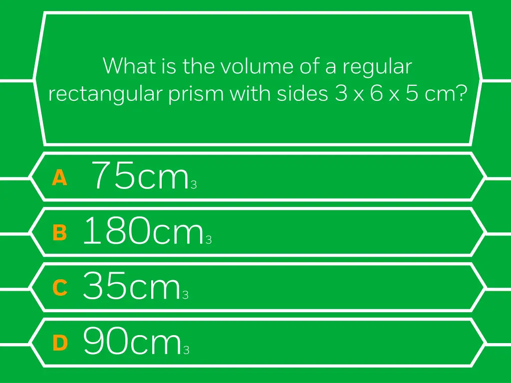 what is the volume of a regular rectangular prism