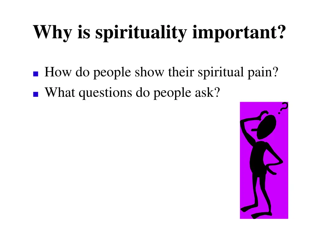 why is spirituality important
