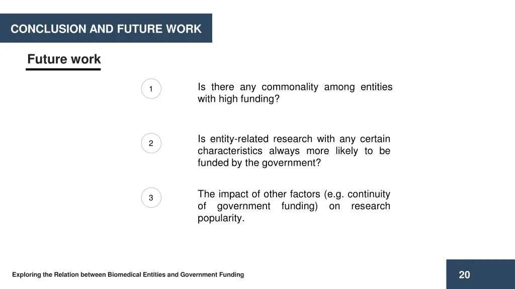 conclusion and future work 1