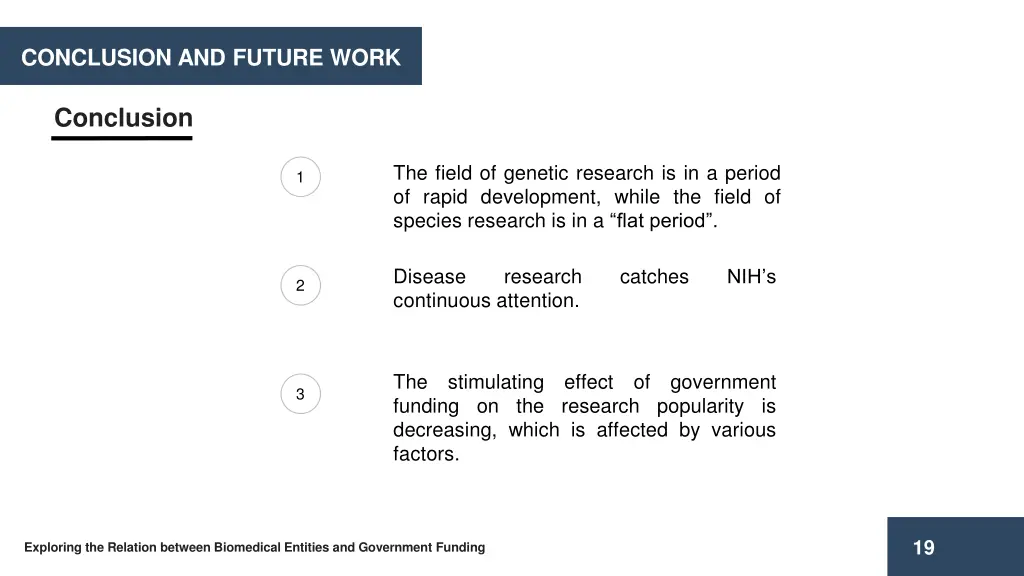 conclusion and future work