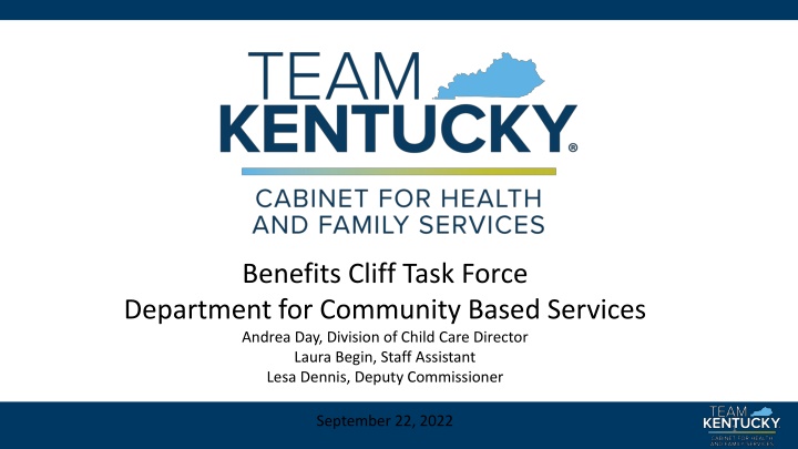benefits cliff task force department