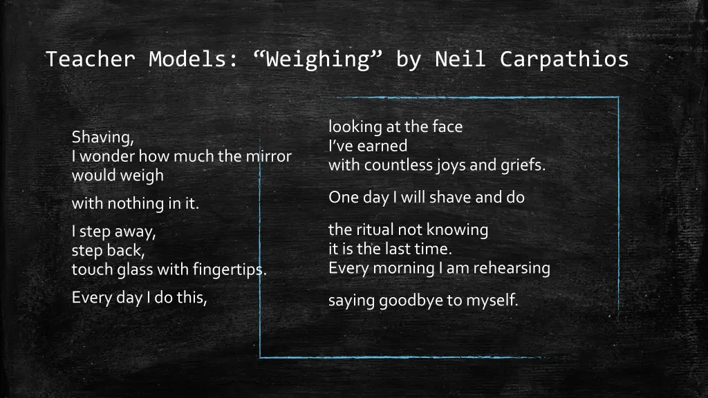 teacher models weighing by neil carpathios