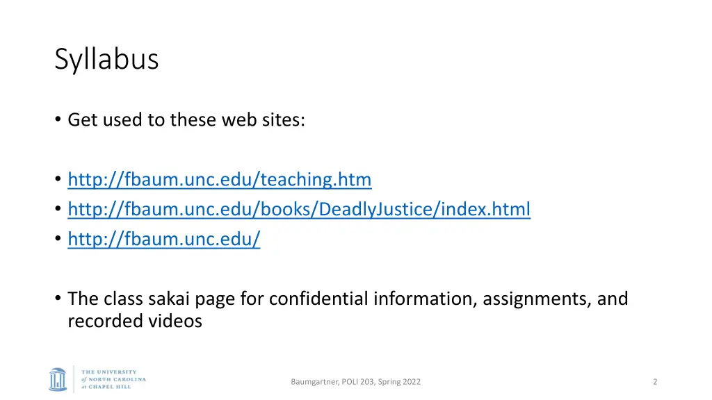 syllabus