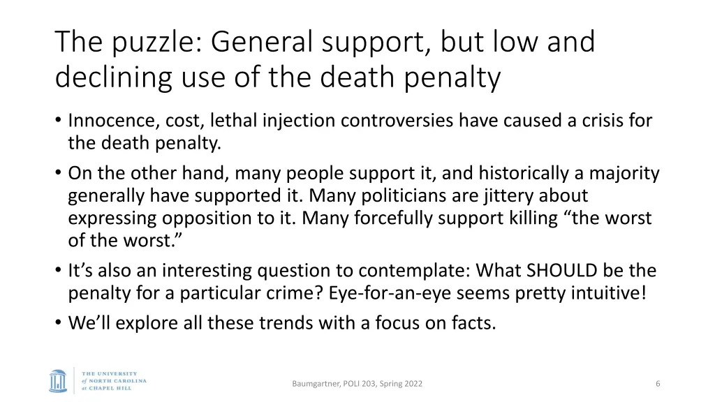 the puzzle general support but low and declining