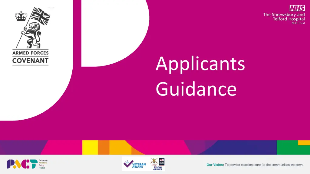 applicants guidance