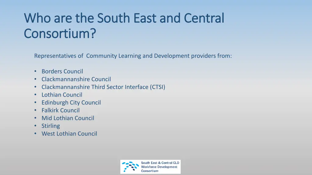 who are the south east and central