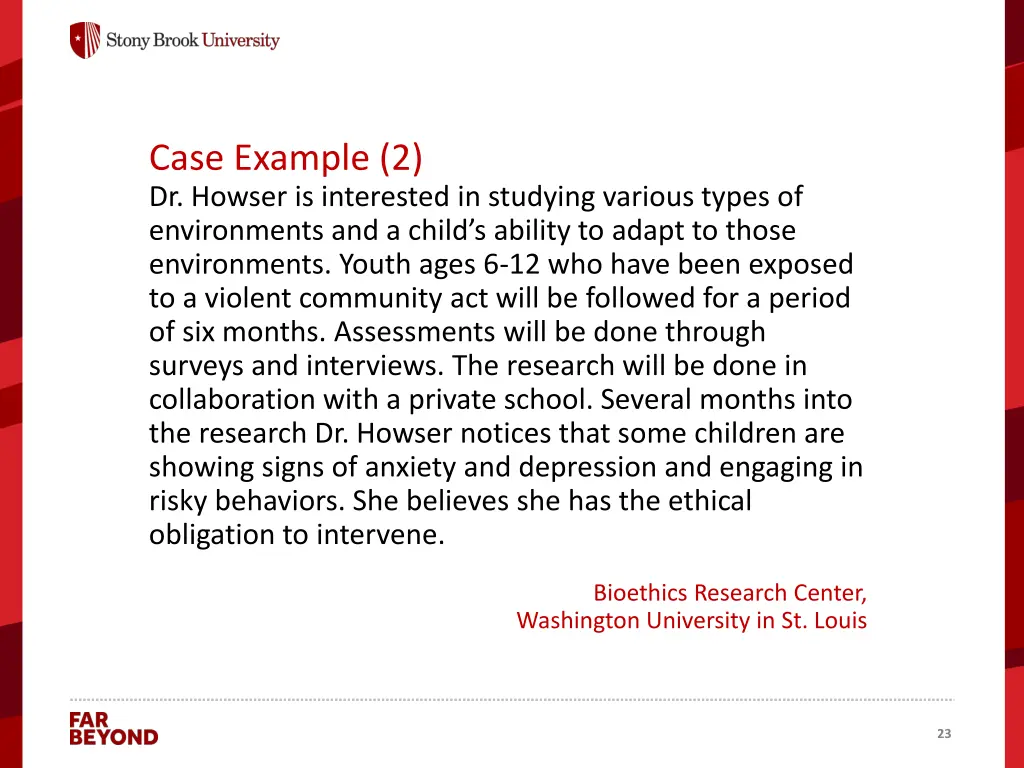 case example 2 dr howser is interested