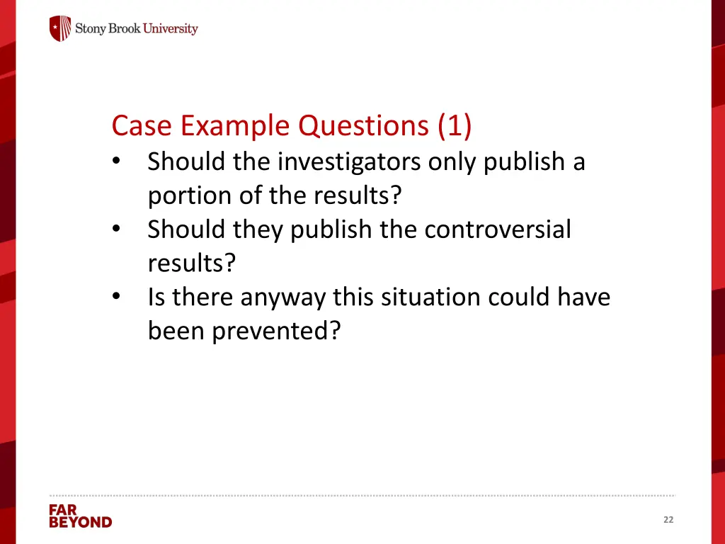 case example questions 1 should the investigators