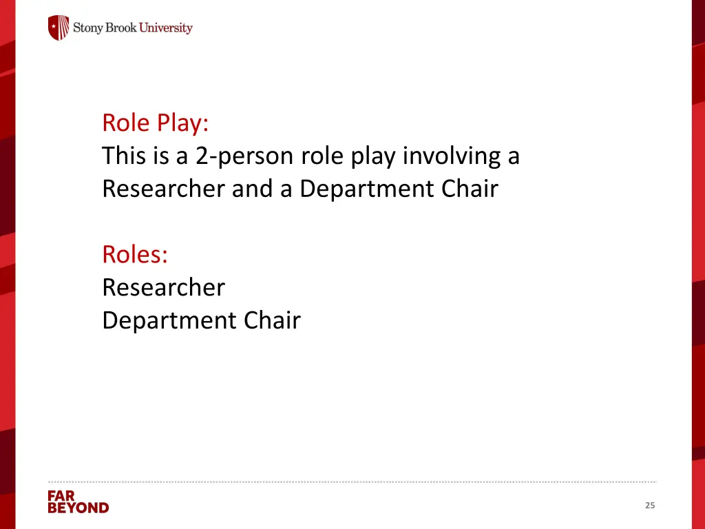 role play this is a 2 person role play involving