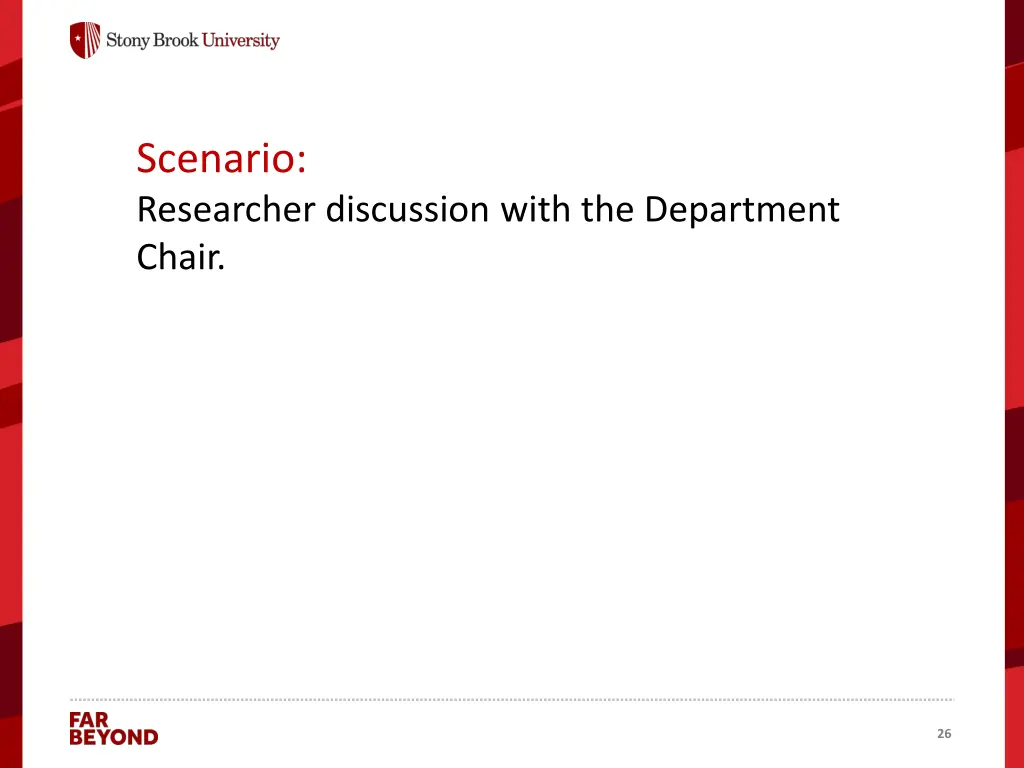 scenario researcher discussion with