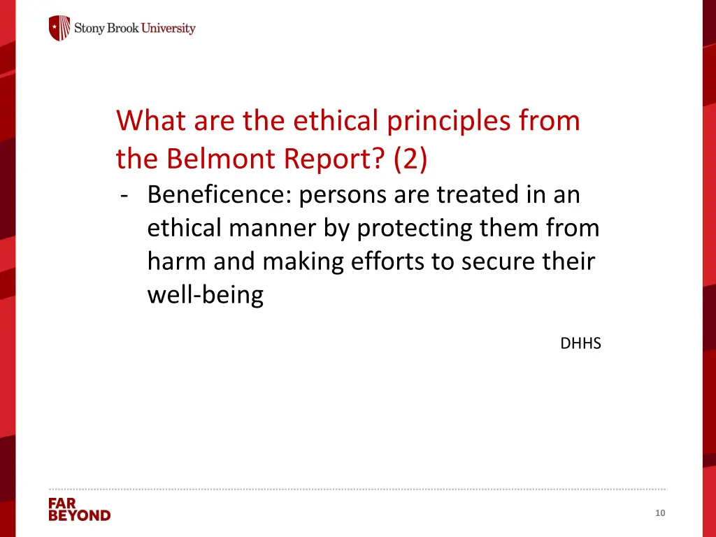 what are the ethical principles from the belmont 1