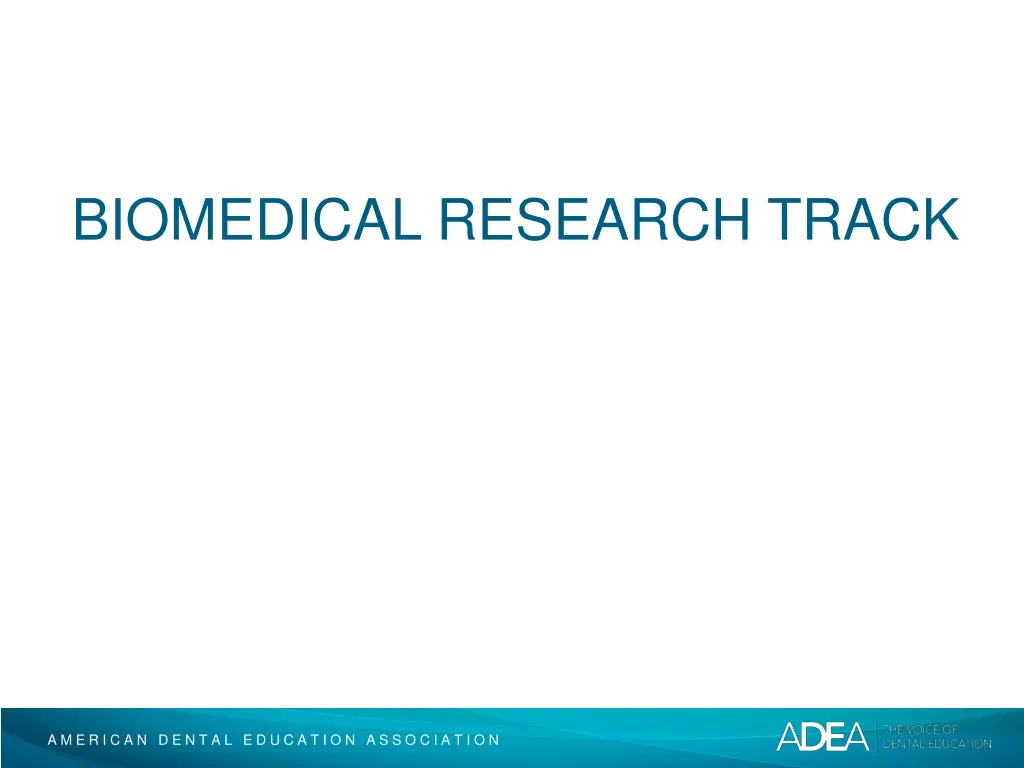biomedical research track