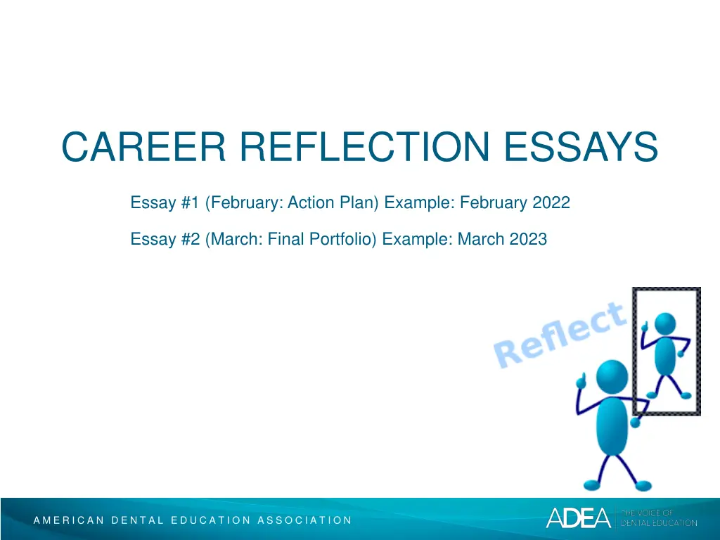 career reflection essays