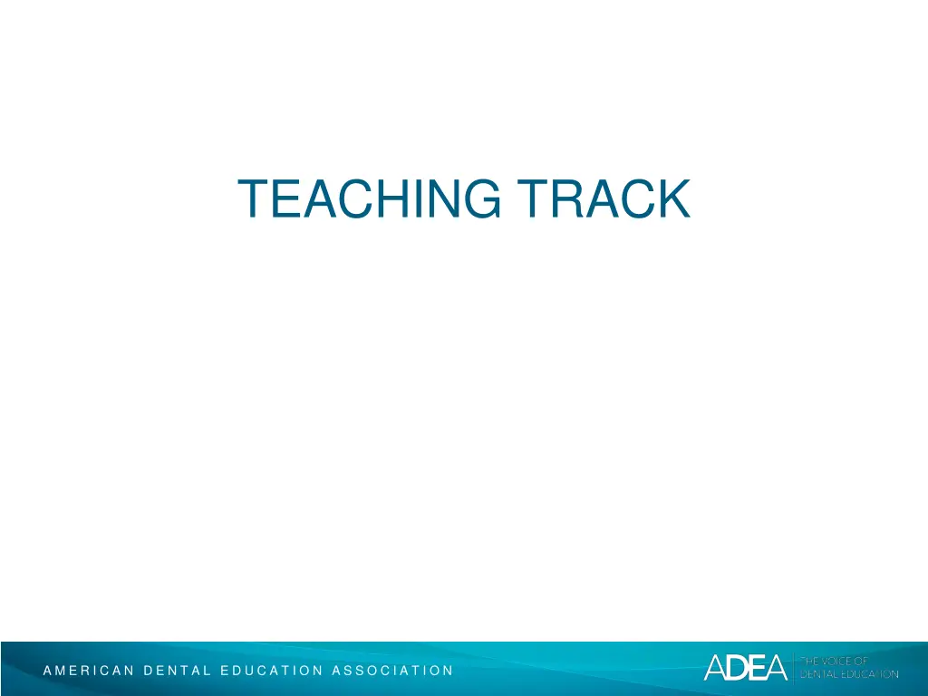 teaching track