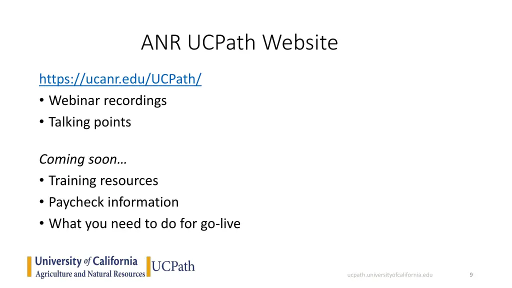 anr ucpath website