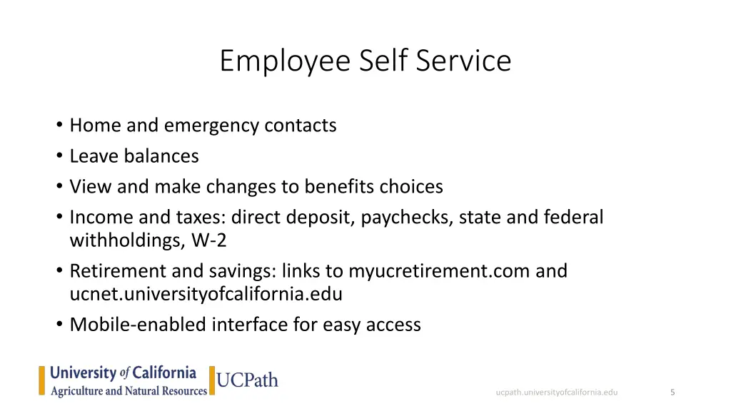 employee self service