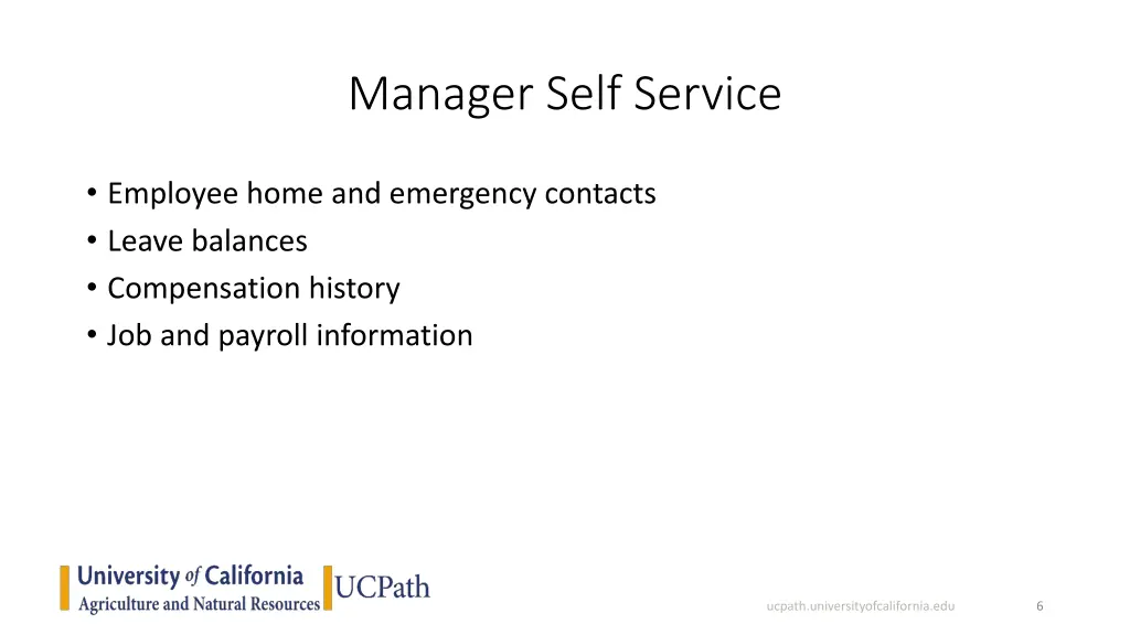 manager self service