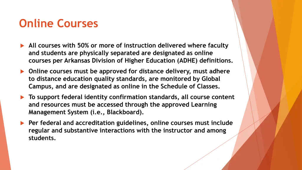online courses