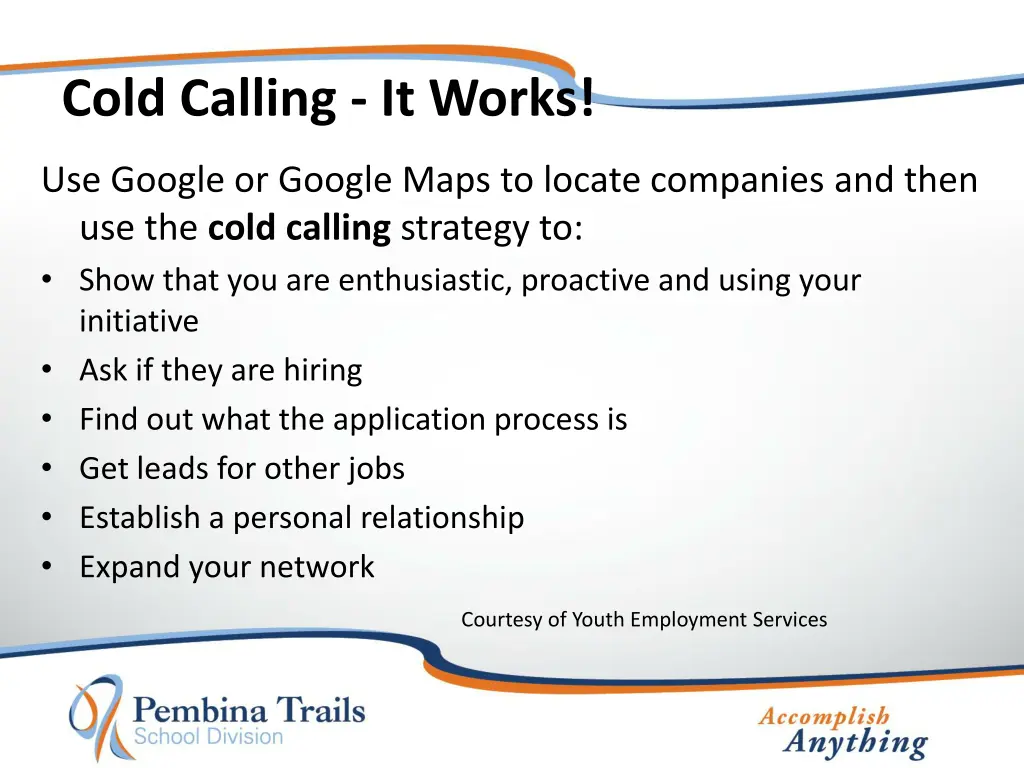 cold calling it works