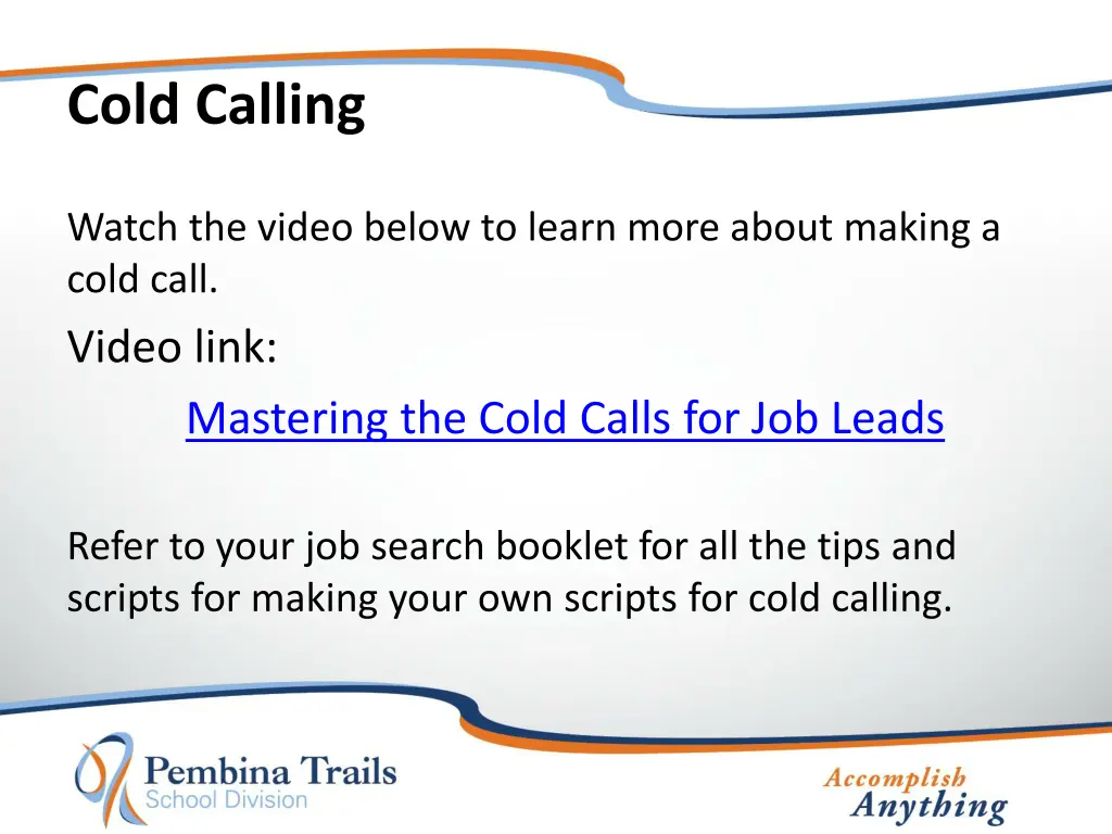 cold calling