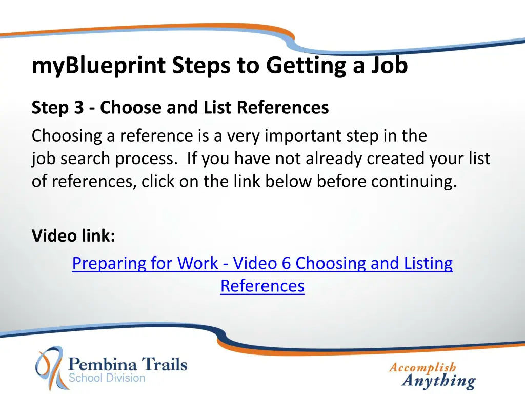 myblueprint steps to getting a job 2