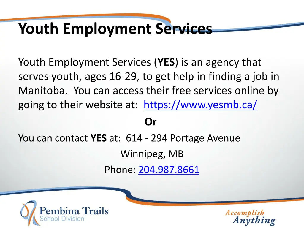 youth employment services