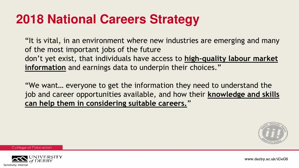 2018 national careers strategy