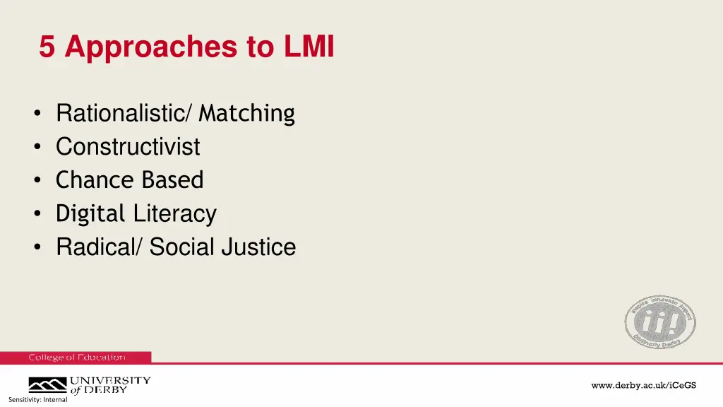 5 approaches to lmi