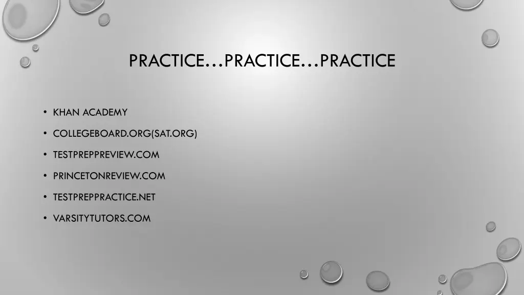practice practice practice