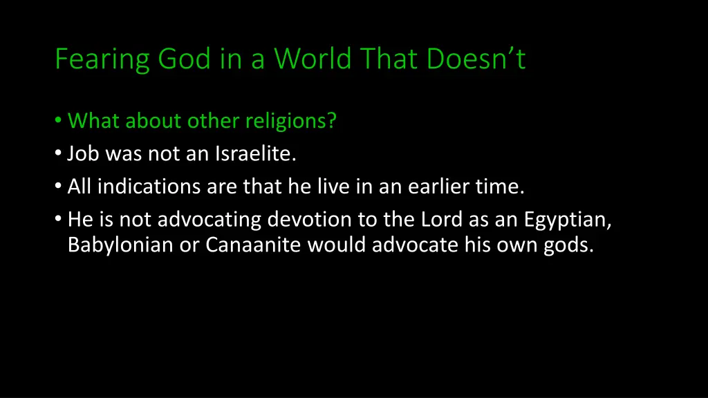 fearing god in a world that doesn t 9