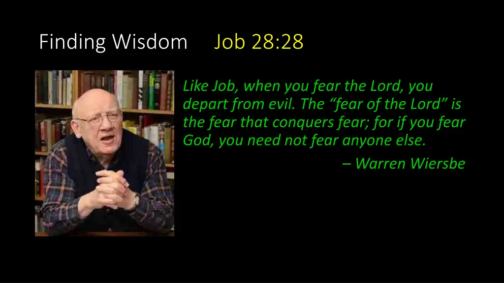 finding wisdom job 28 28 1