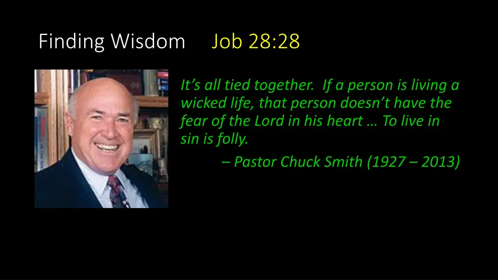 finding wisdom job 28 28 3