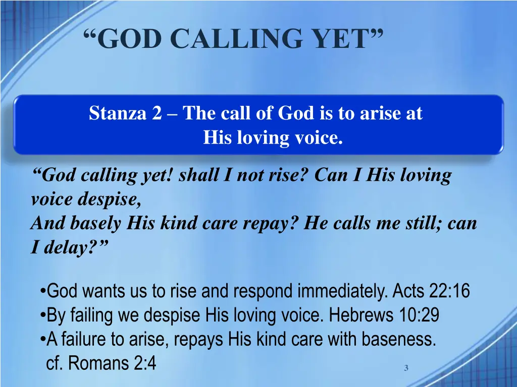 god calling yet 1