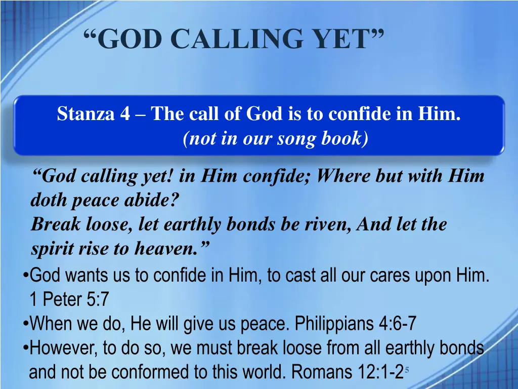 god calling yet 3