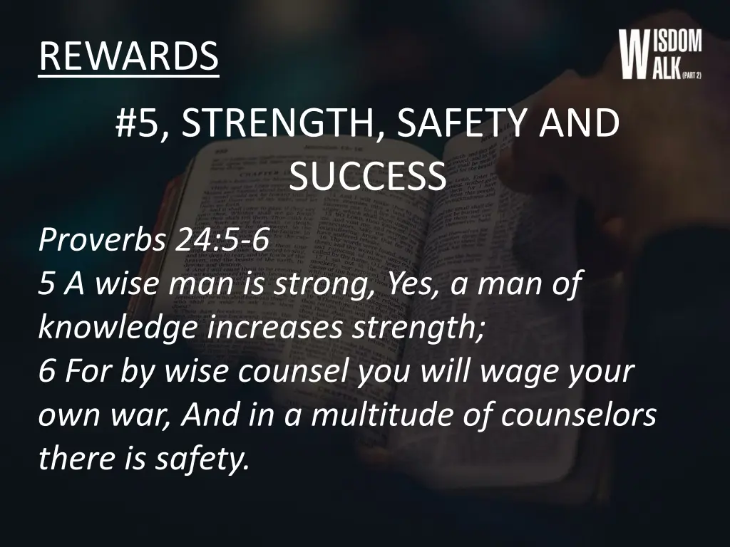 rewards 5 strength safety and success