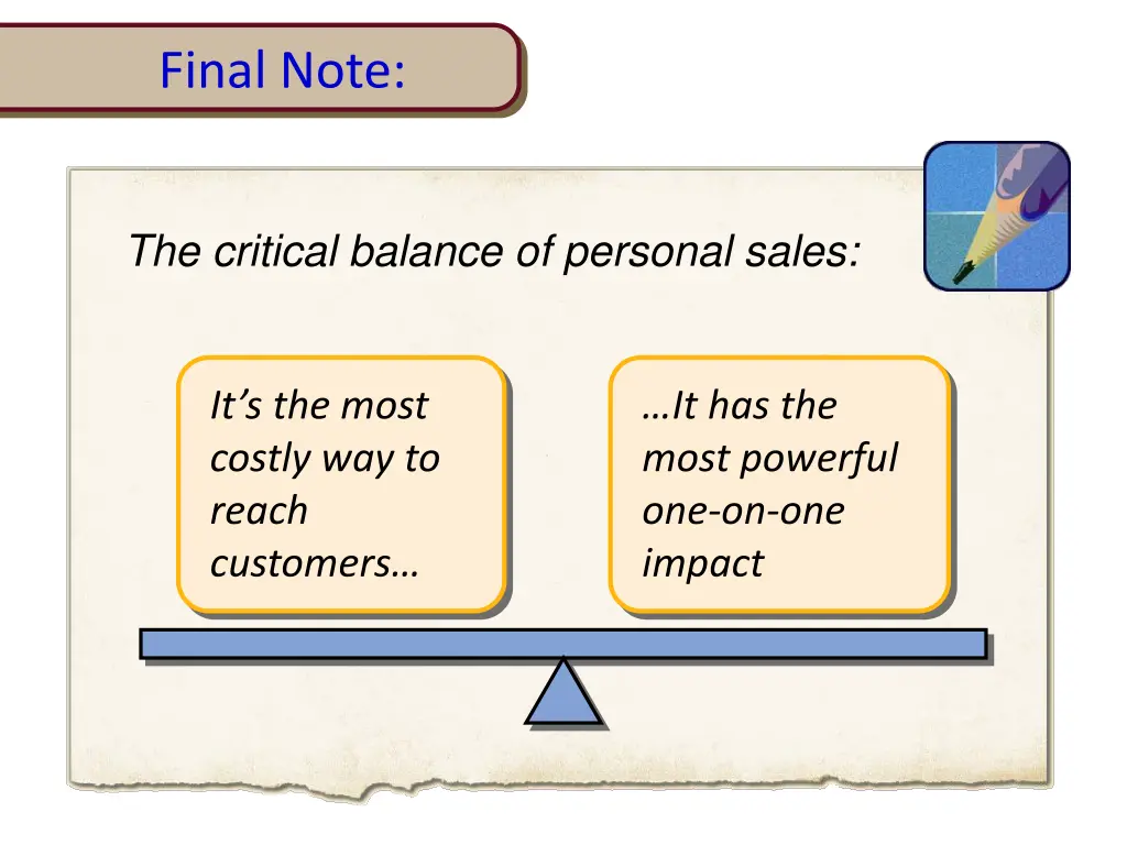 final note