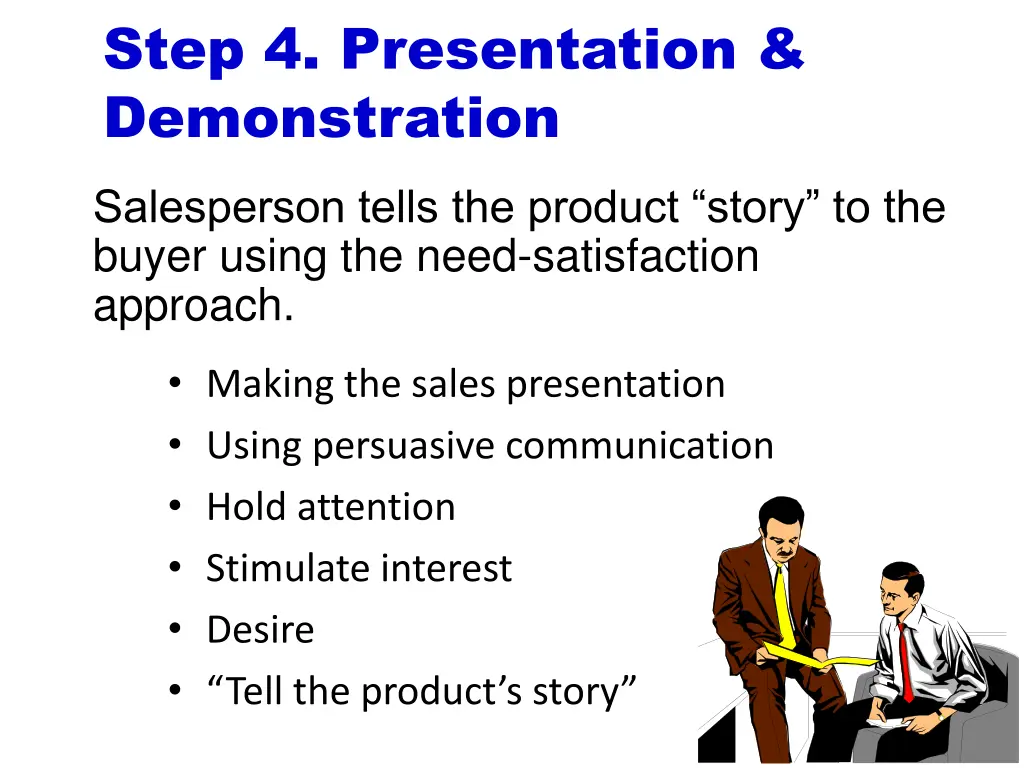 step 4 presentation demonstration