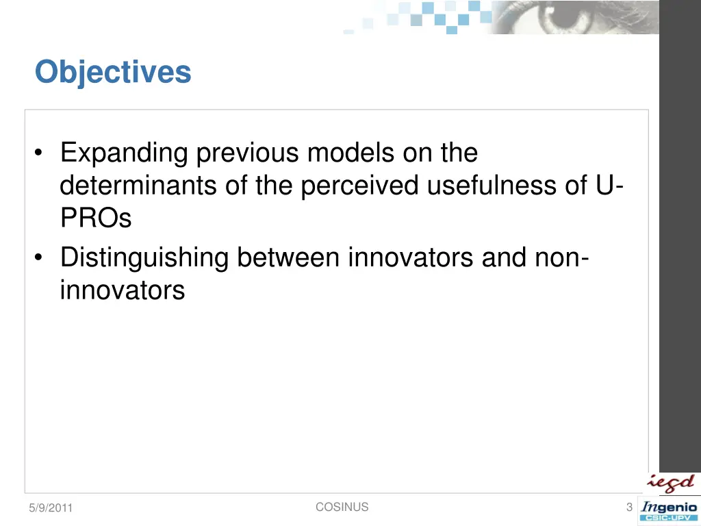 objectives