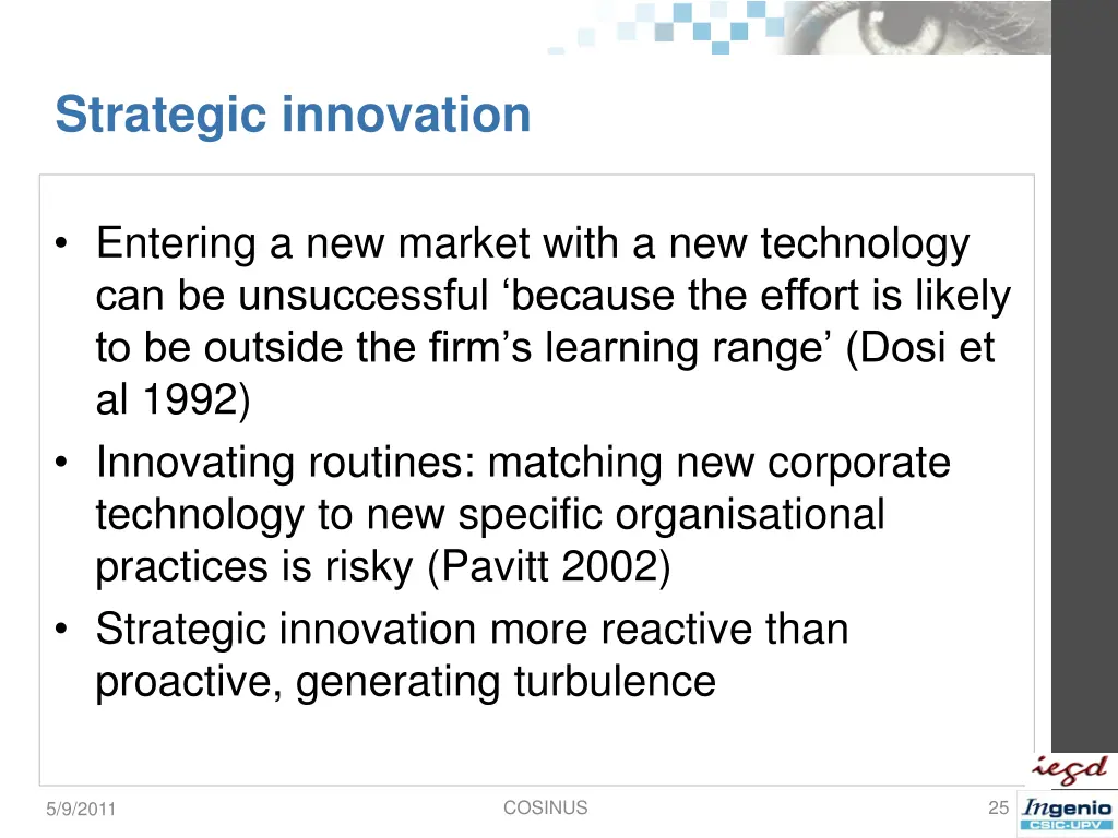 strategic innovation