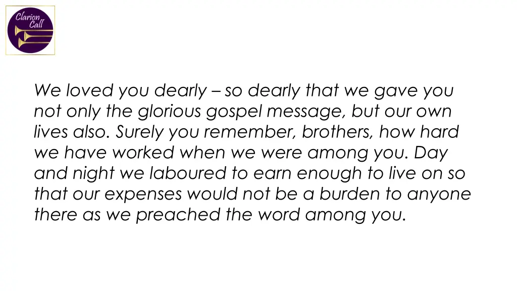 we loved you dearly so dearly that we gave