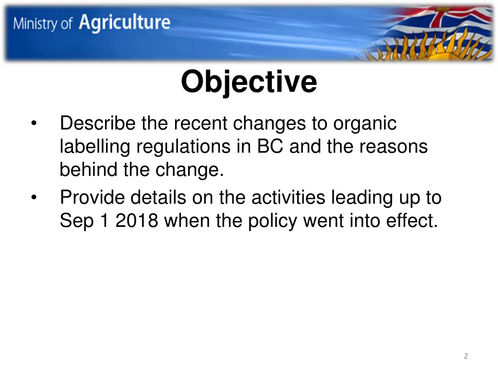 objective