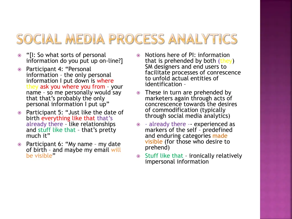 social media process analytics