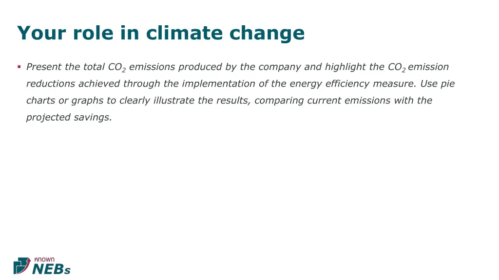 your role in climate change