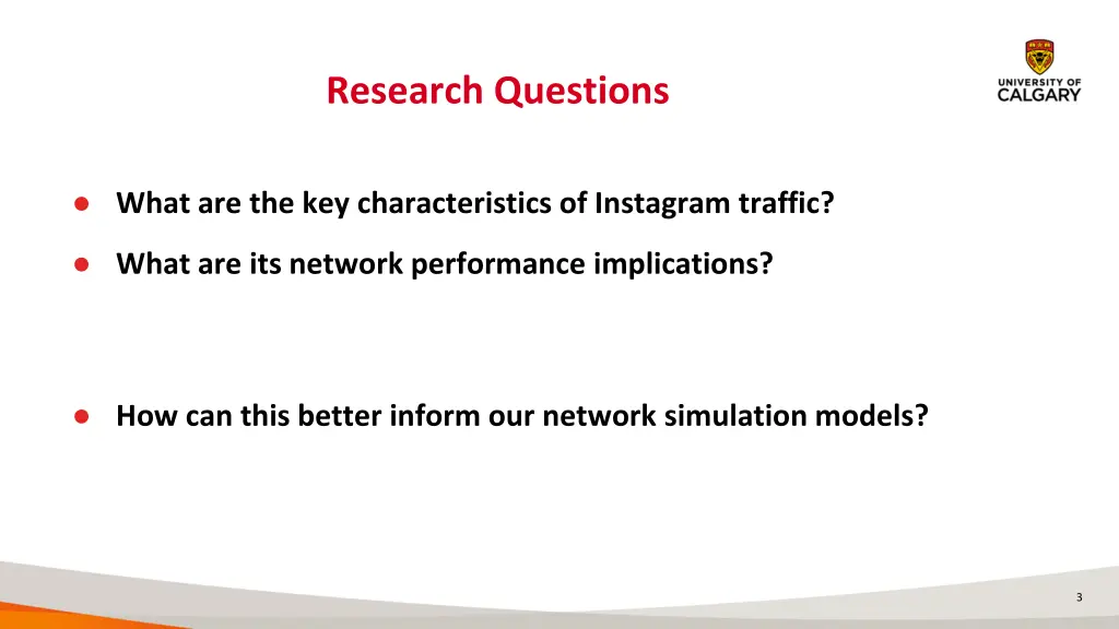 research questions