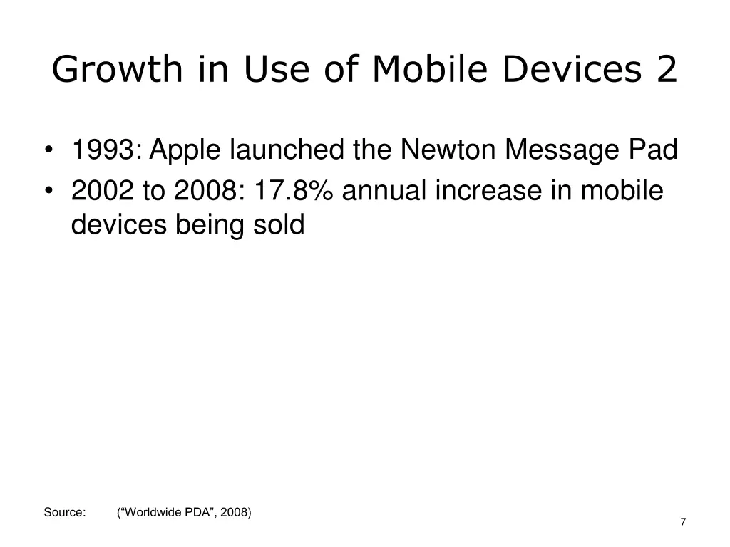 growth in use of mobile devices 2