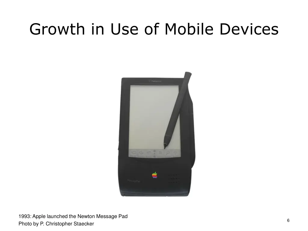 growth in use of mobile devices